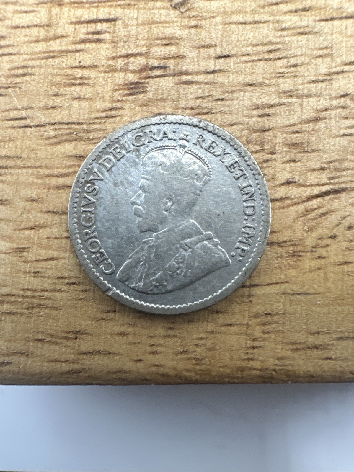 1912 Canada 5 Cents Silver Foreign Coin #107