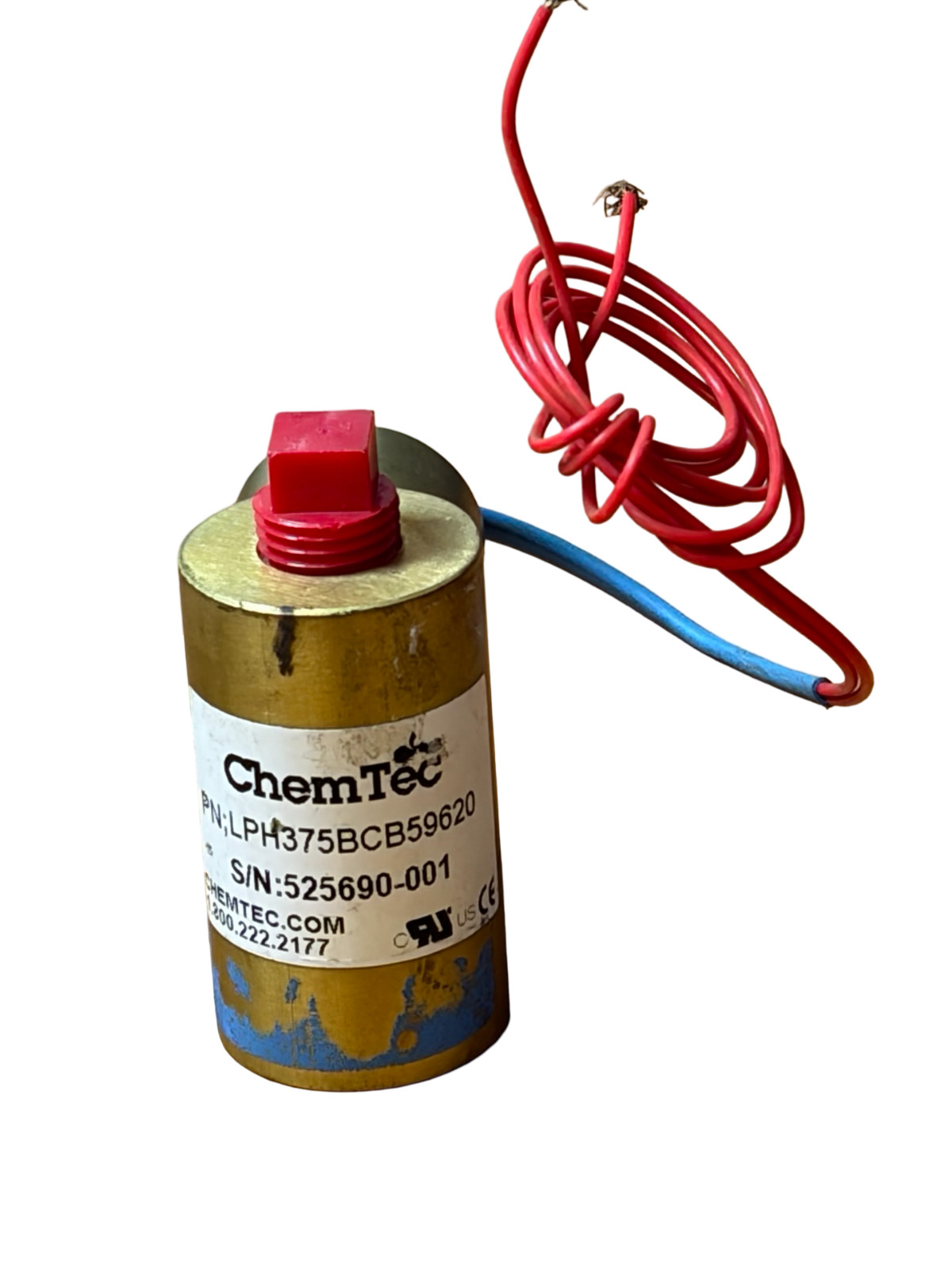 ChemTec LPH375BCB59620 Non-Adjustable Liquid Flow Monitor Switch LPH Series