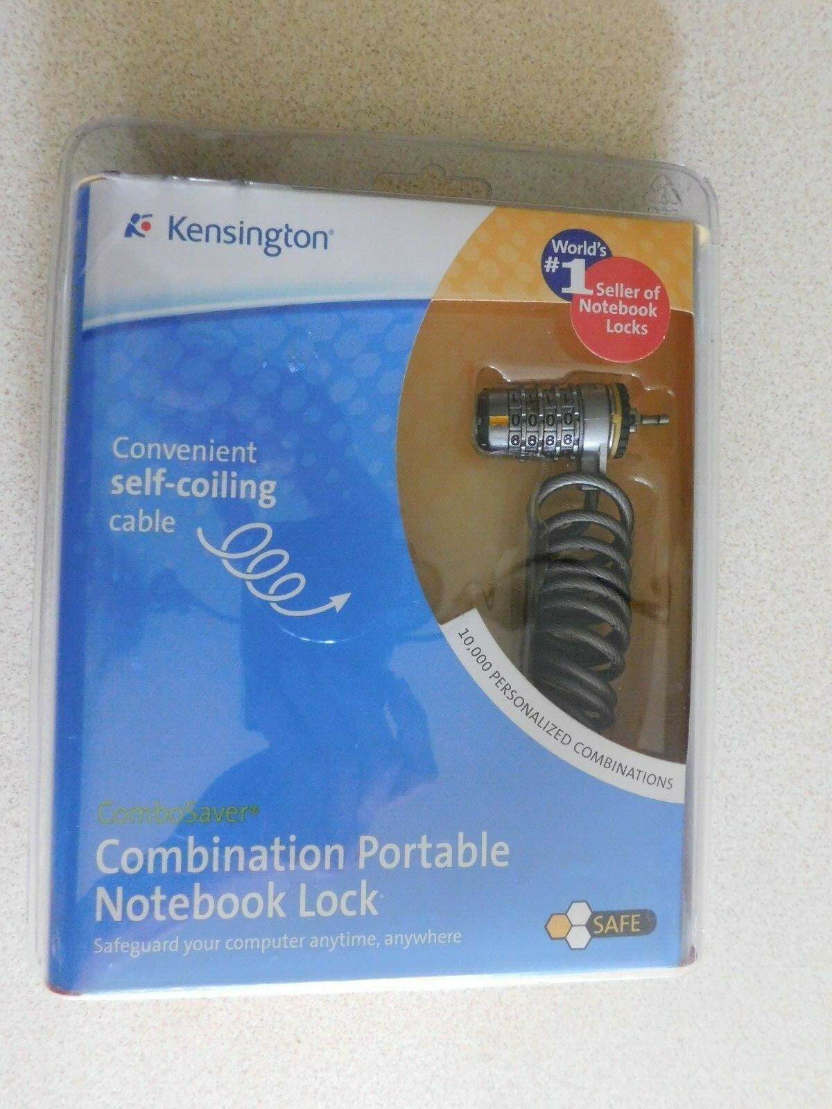 Kensington Combination Notebook Lock, Laptop Lock - NEW SEALED