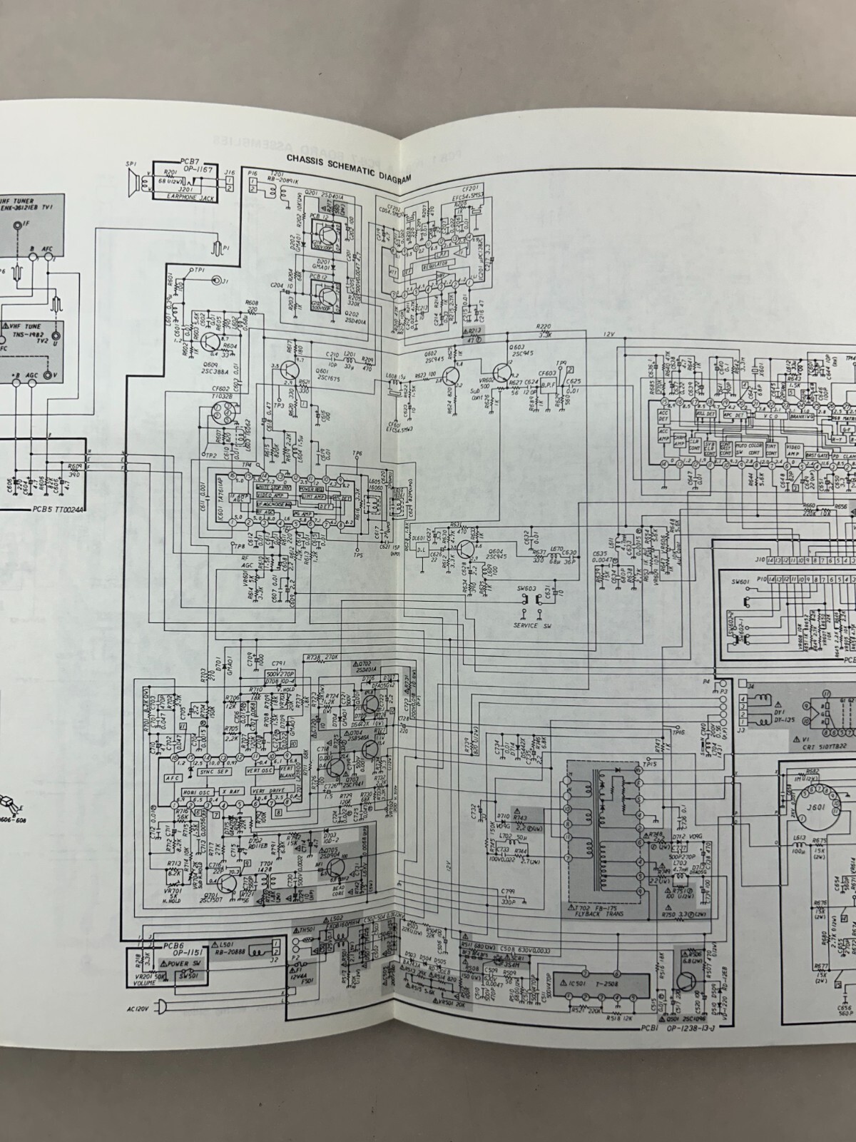 Emerson EC193 Original Service Manual Free Shipping