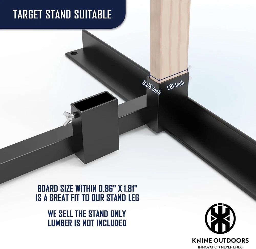 Shooting Target Stand for Outdoors, Durable Paper Target Holder with Stable Adju