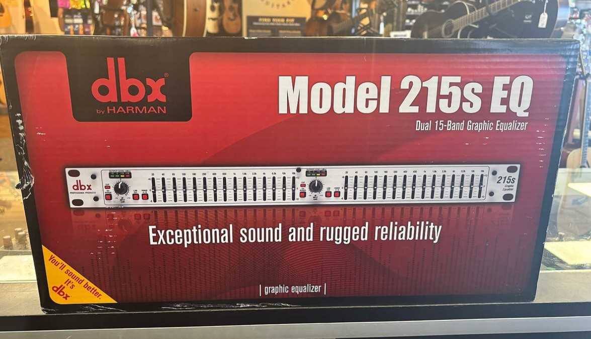 DBX By Harmon 215S Dual Channel 15 Band Graphic Equalizer Brand New