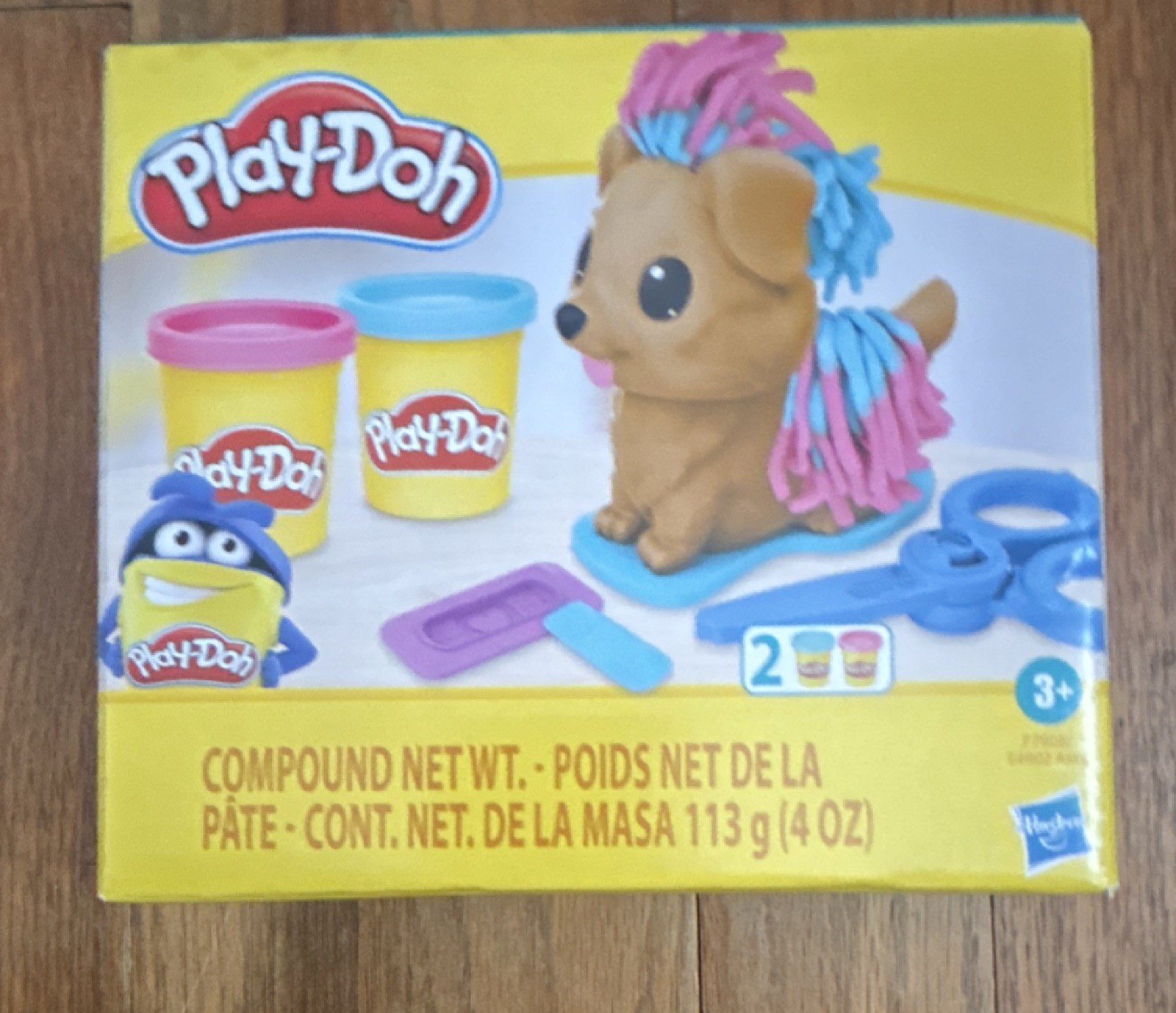 Play-Doh Puppy Grooming Playset 2 Cans 113g (4 oz) 3+ PN00085033 2021