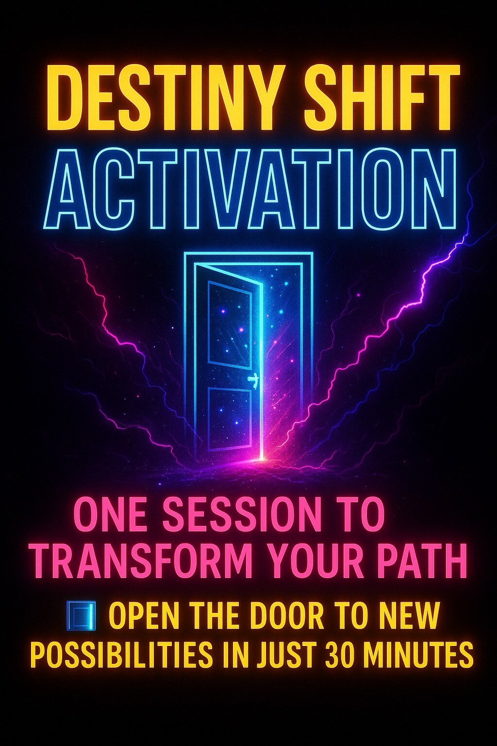 Destiny Shift Activation Life Coaching Session with Free Shipping