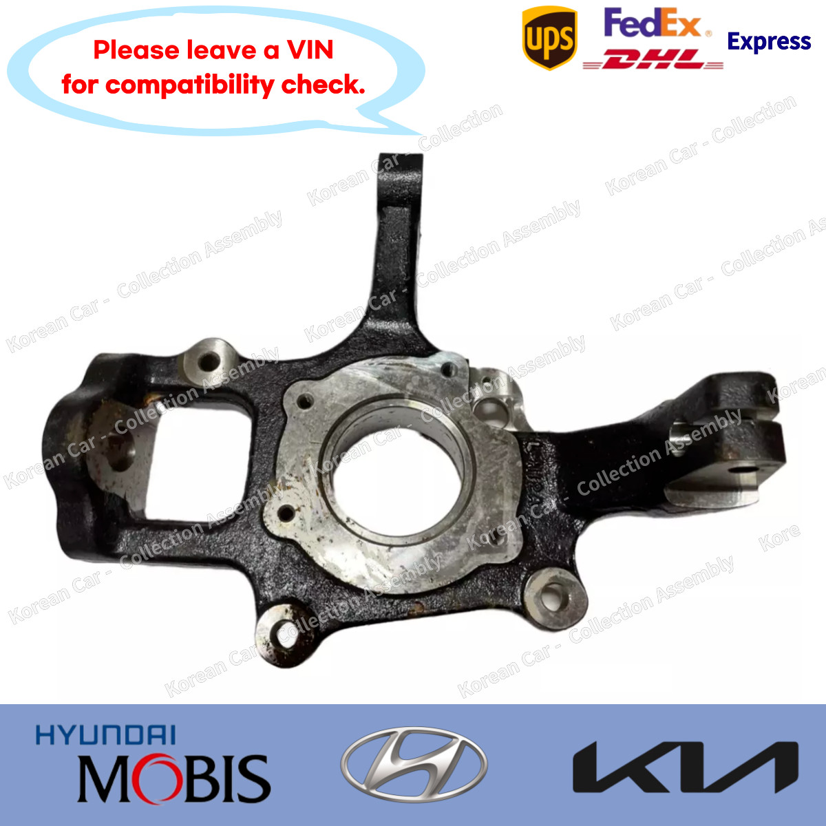 512513E250 Genuine Knuckle Left for Kia Sorento 2003-2006