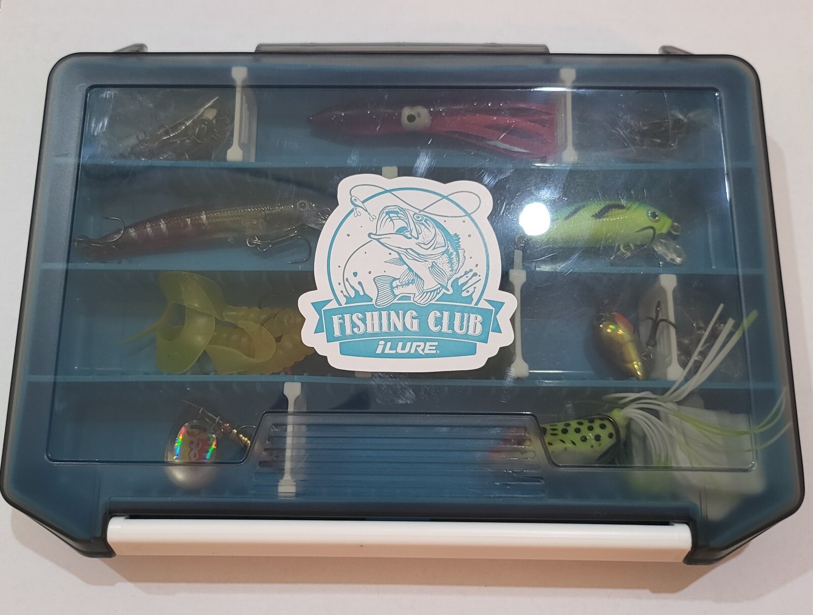 The Sampler 46 Piece Tackle Box (Blue)