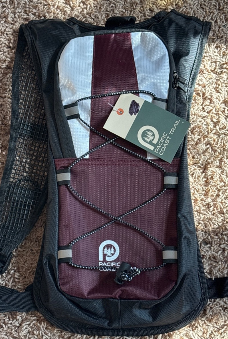 Pacific Coast Trail Hydration Backpack Hiking Camping 2 Liter Capacity - NEW