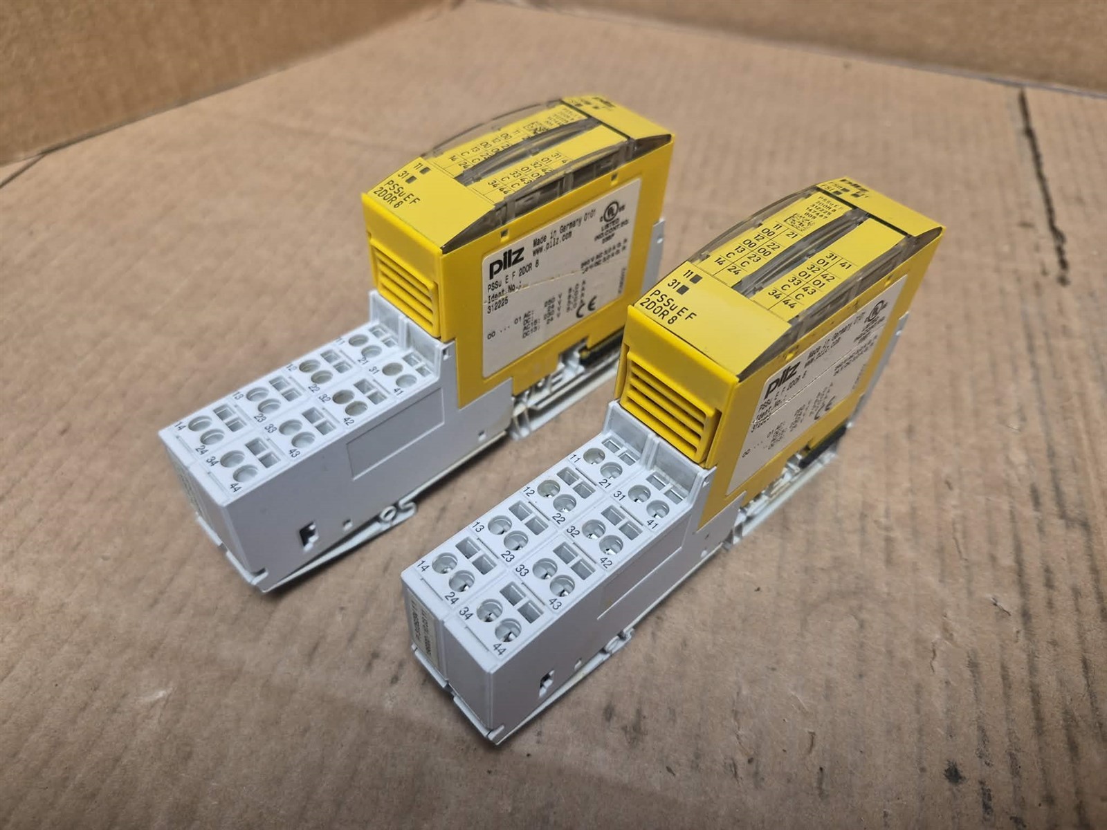 Pilz Carrier Modules (Lot of 2) Part No. 312225