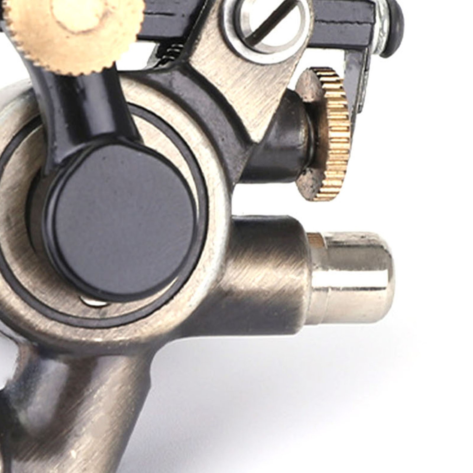 § Bronze Tattoo Machine Copper Alloy Liner Shader Stroke Adjustable