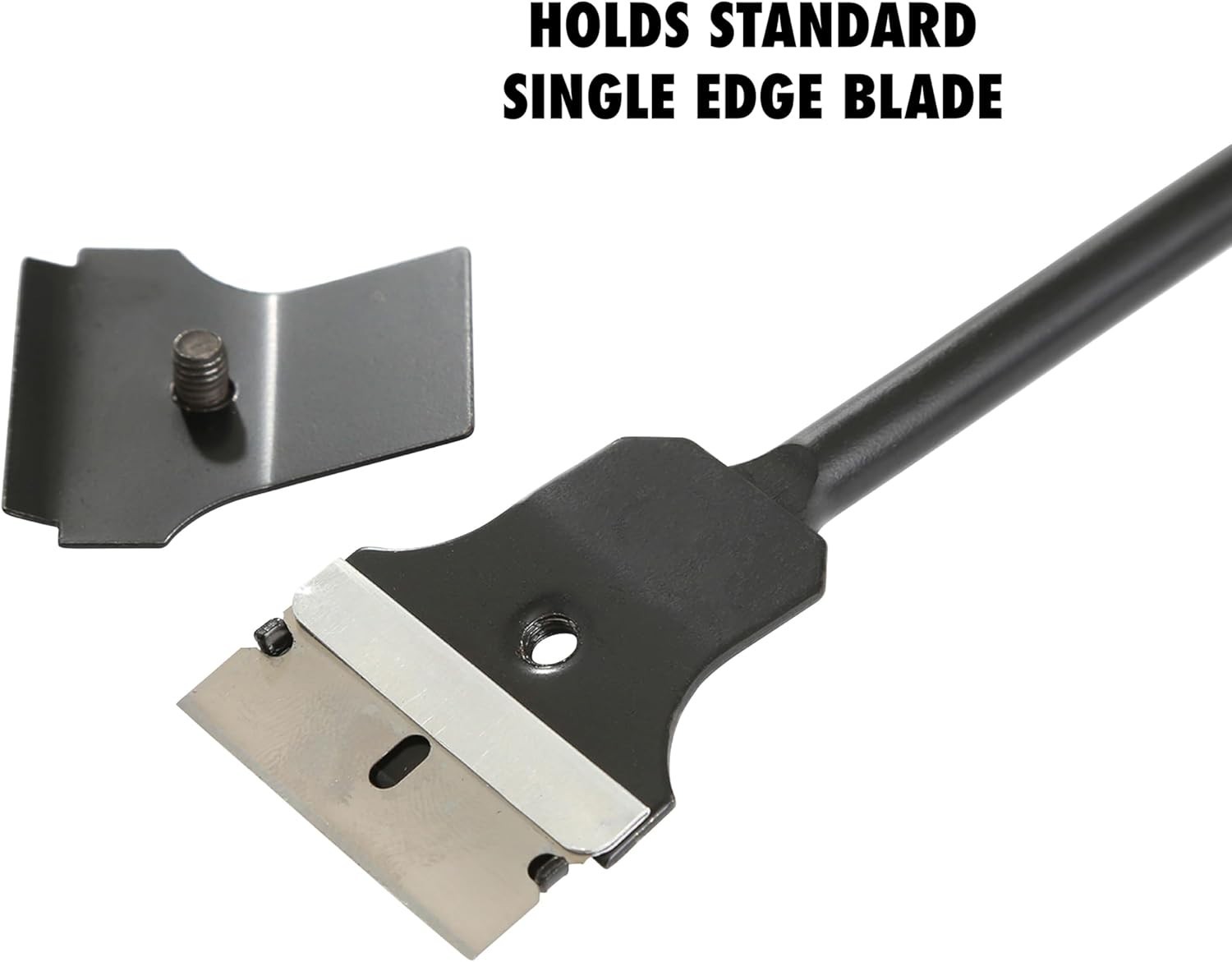 OEM TOOLS Razor Scraper, 11.5" Extended Shaft, Blade Storage Handle 25500