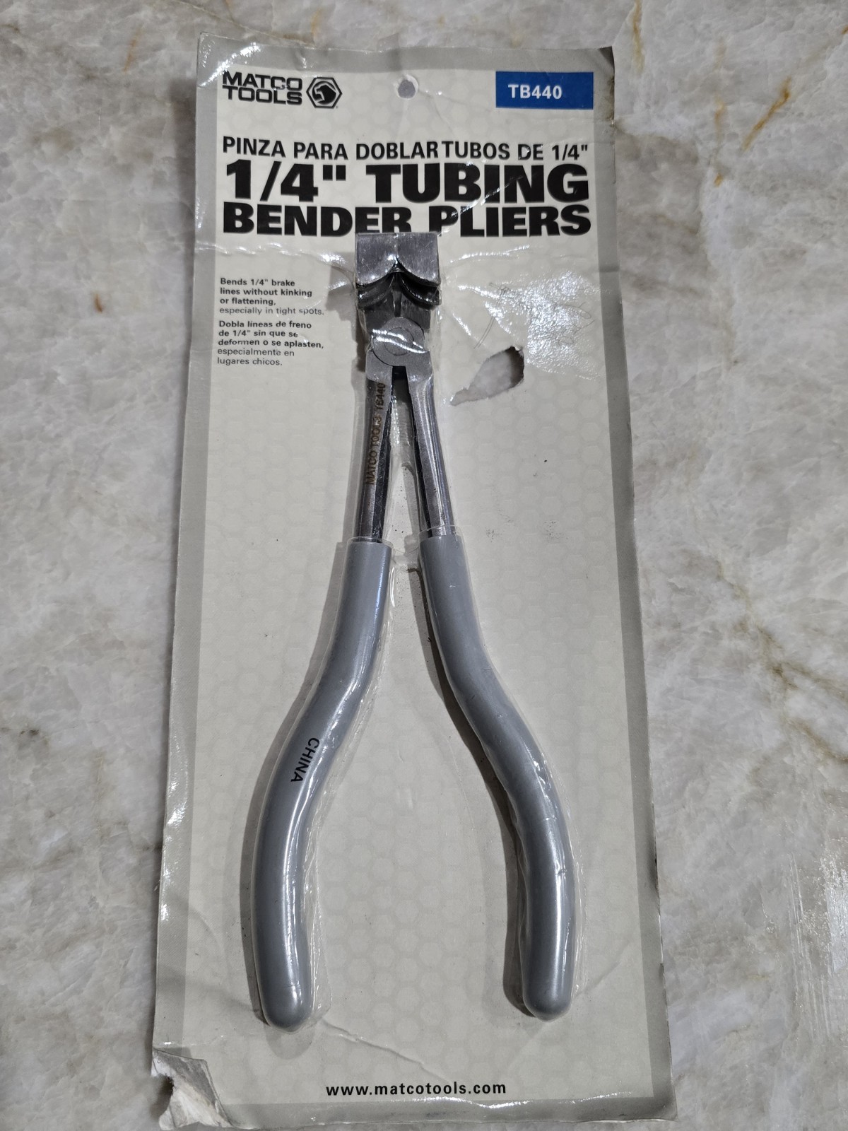 New Matco Tools 1/4” TUBING BENDING PLIERS, Part# TB440