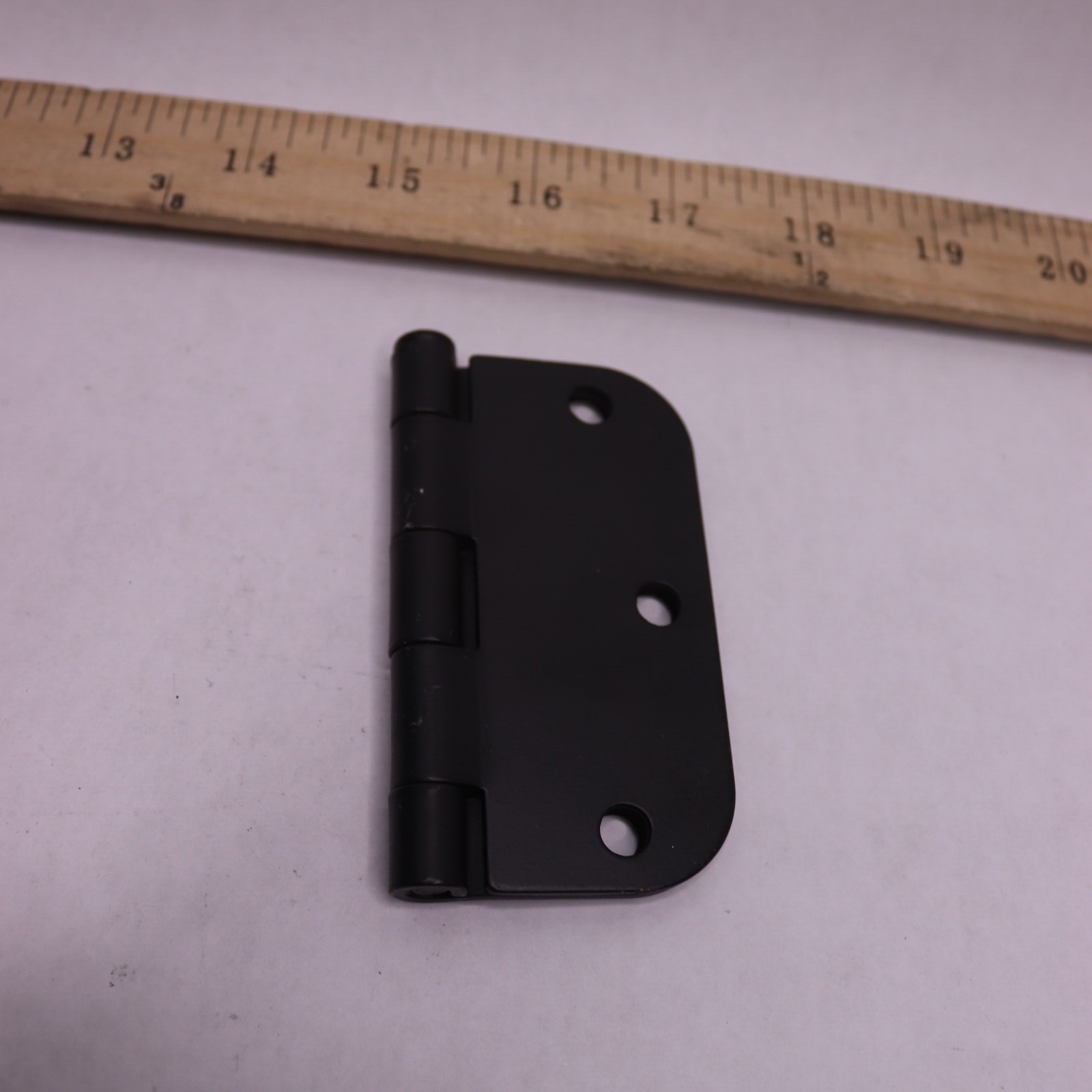 Door Hinge 5-Knuckle Matte Black 3-1/2" x 3-1/2"