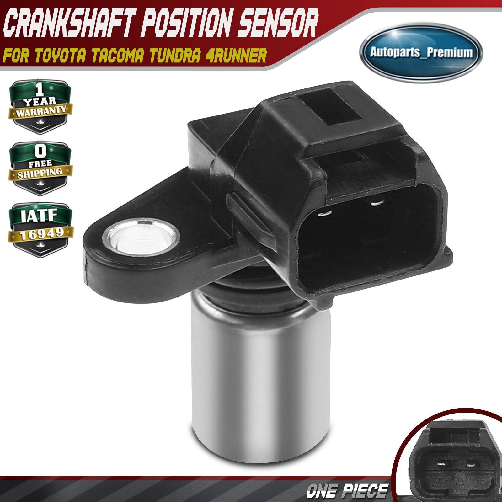 Crankshaft Position Sensor for Toyota 4Runner T100 Tacoma Tundra 1995-2004 3.4L