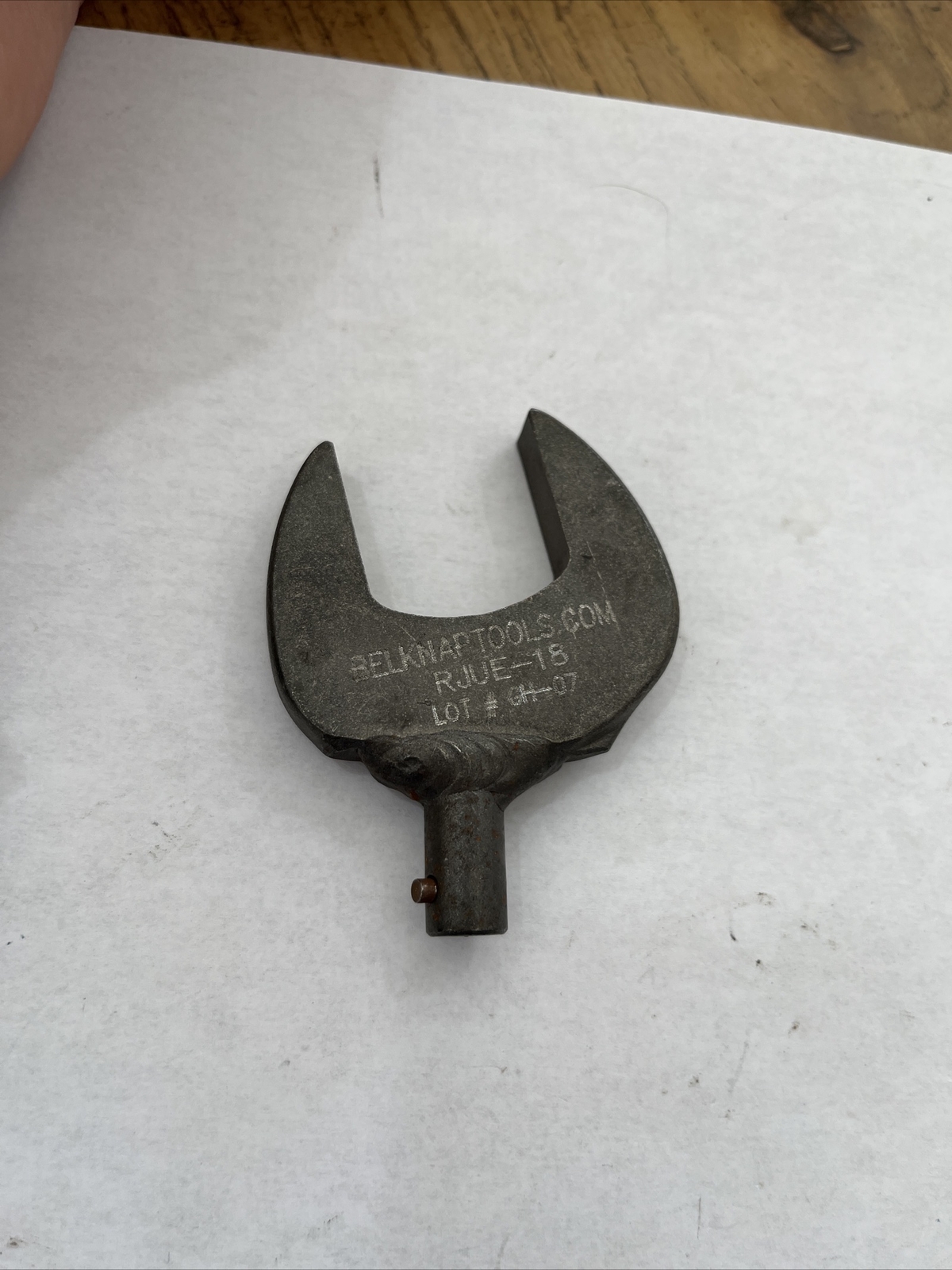 Belknap RJUE-18 1-1/8" J-Shank  Open End Interchange Torque Wrench Head