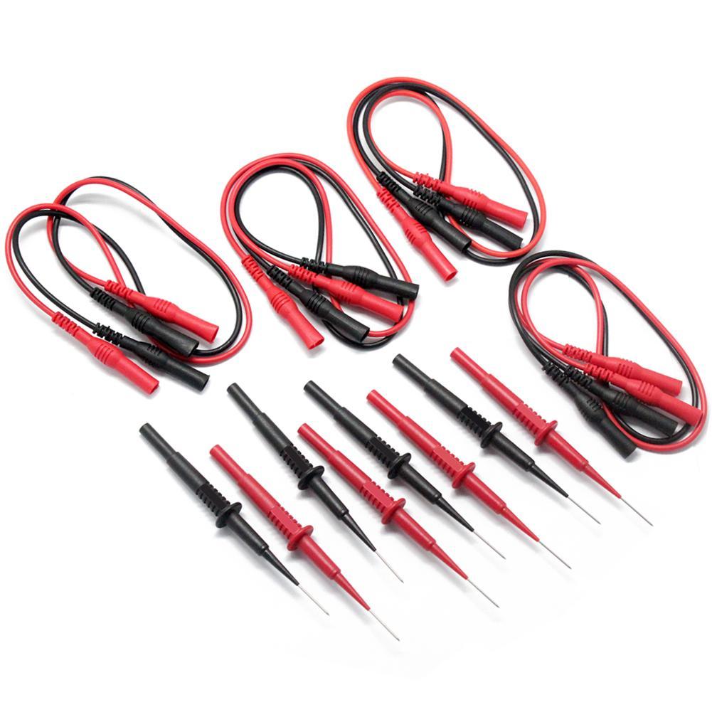 4pcs AideTek Sharp hard Needle Tipped Tip Test Lead of Multimeter Fluke 20155set