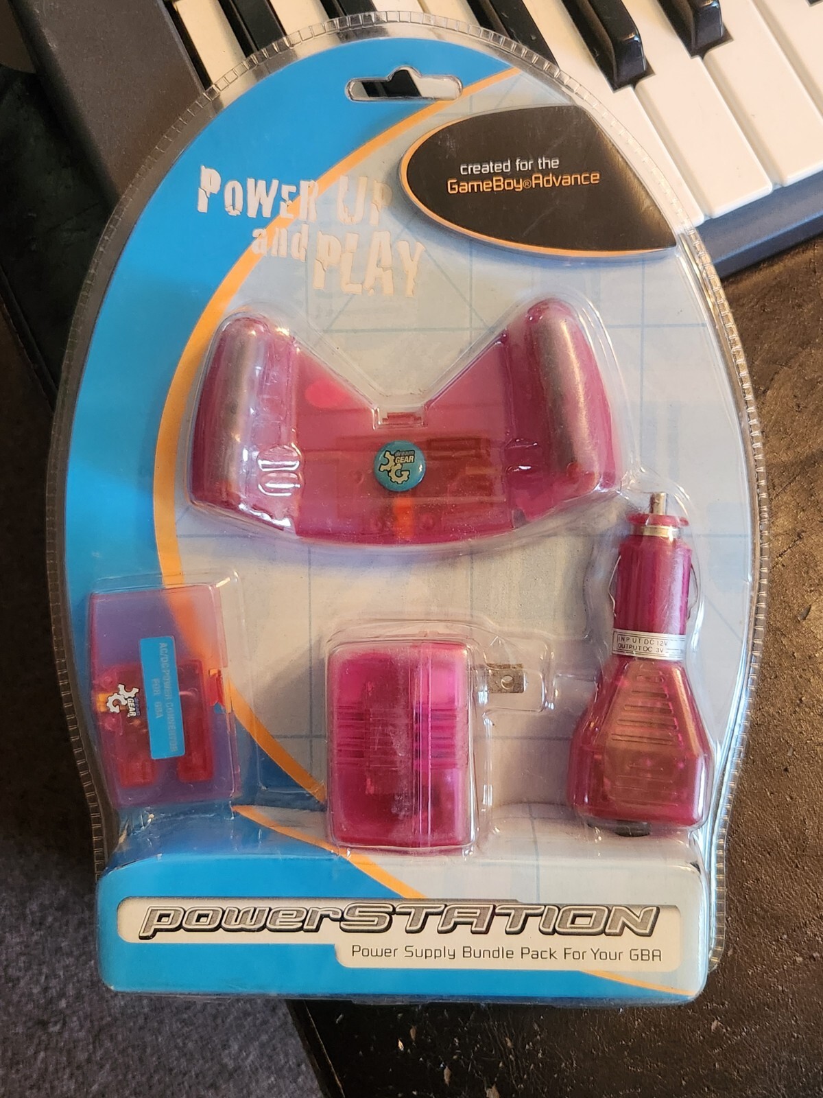 DreamGear (Power Station) Power Supply Bundle Pack for GameBoy Advance RED ICE