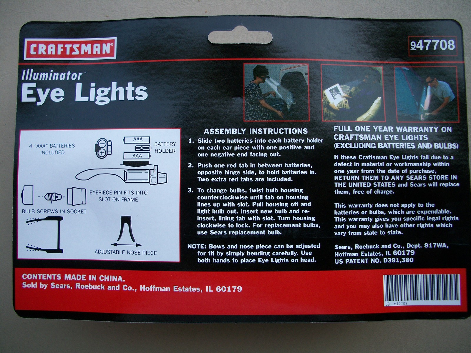 NEW CRAFTSMAN 47708 ILLUMINATOR EYE LIGHTS