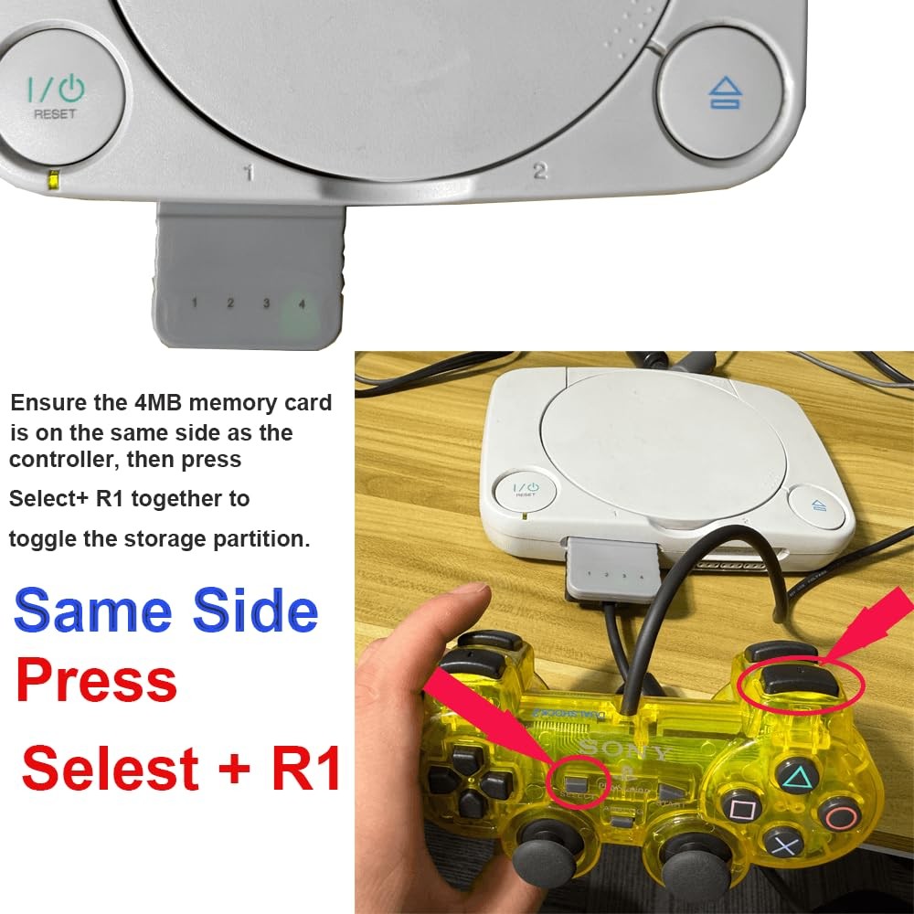 4MB PS1 Memory Card for