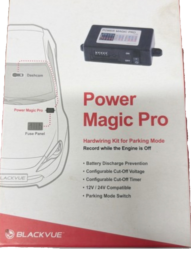 BLACKVUE POWER MAGIC PRO HARDWIRING KIT For POWER ON WHILE PARKED PWMPP1H6009873
