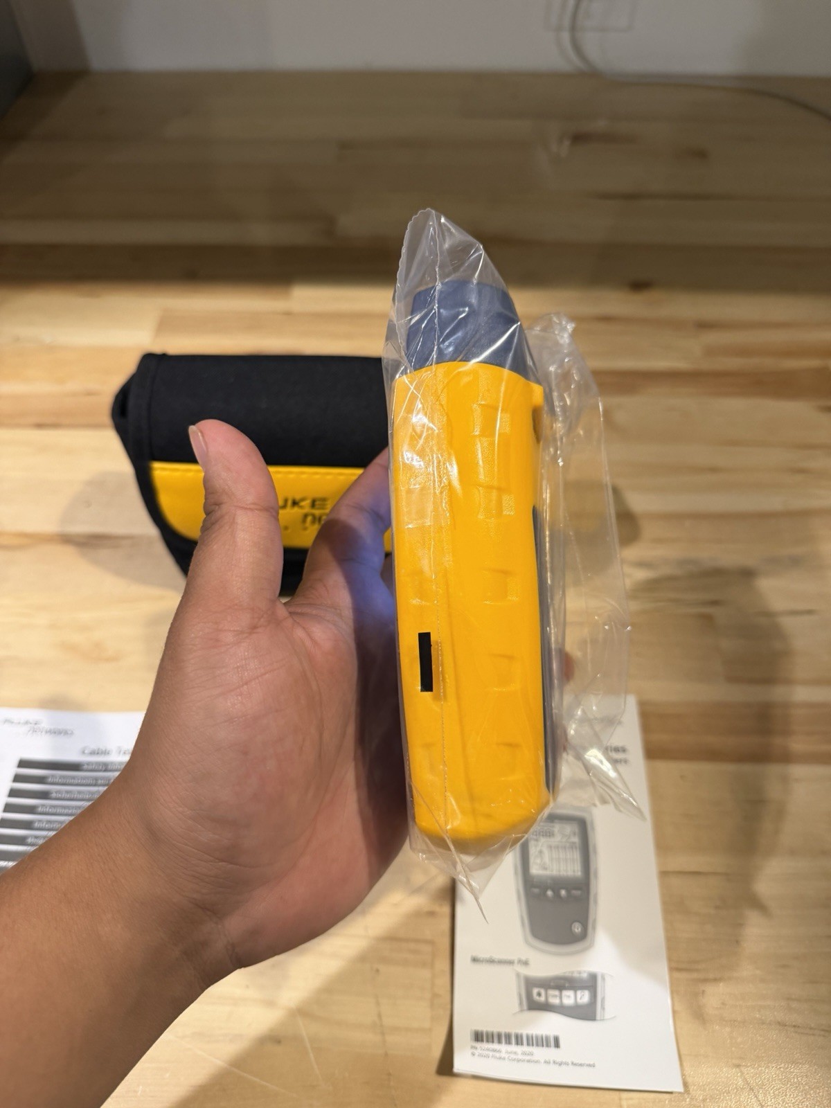 FLUKE NETWORKS MICROSCANNER 2 CABLE VERIFIER TESTER (TESTED)