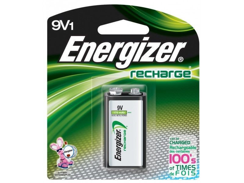 Energizer 9 Volt  9V NiMH Rechargeable Battery