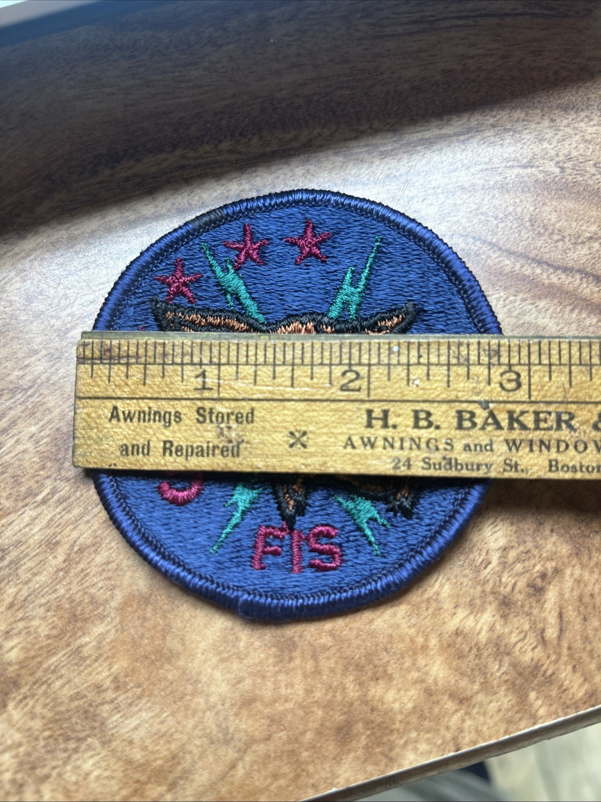 5th Fighter Interceptor FIS Squadron Rare 80s Patch 3” USAF AFB Subdued Cold War