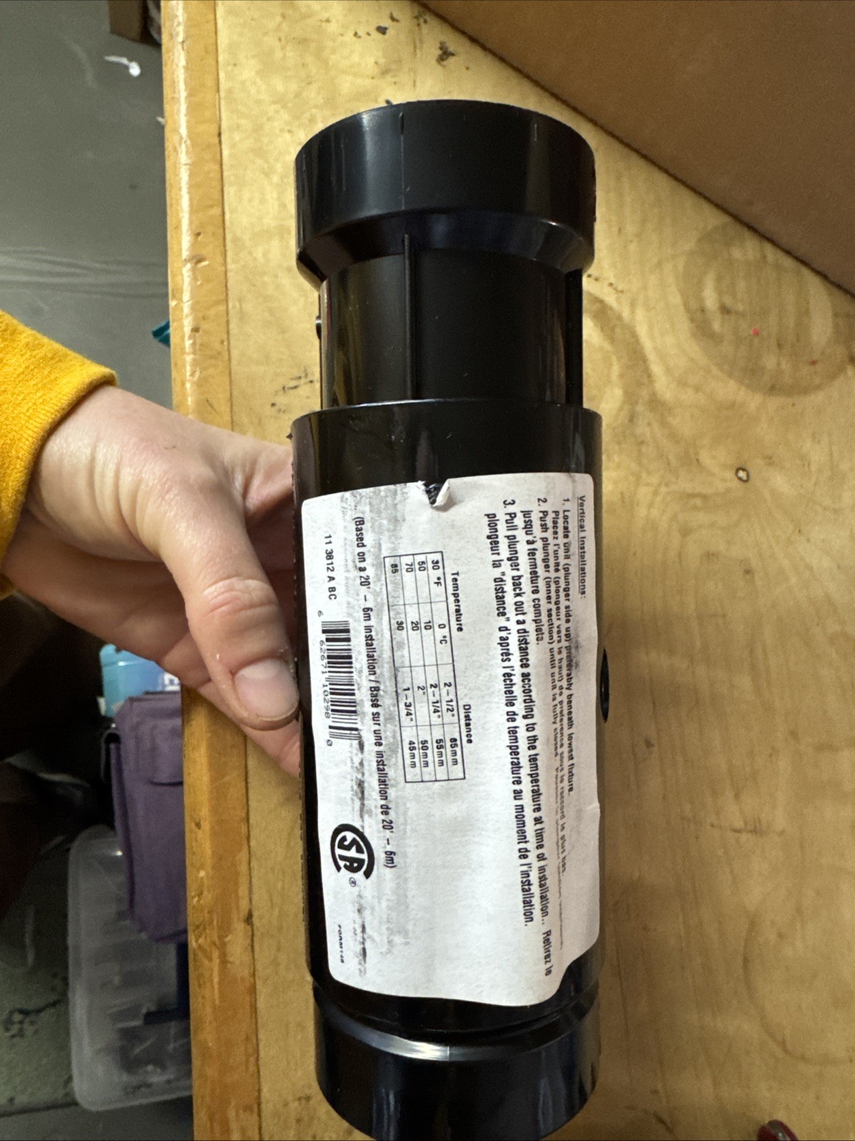 D NEW Canplas Expansion Joint 2" DIA. ABS DWV Type 1 SxS 113812ABC One Unit