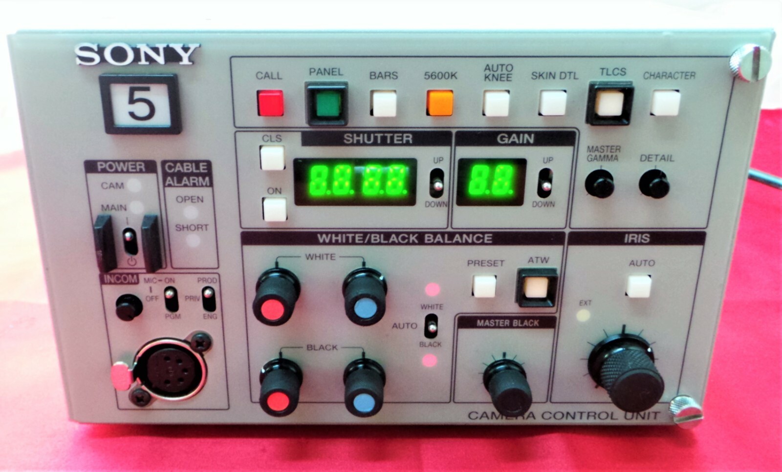 Sony CCU-TX50 Triax SDi Camera Control Unit DXC Cameras