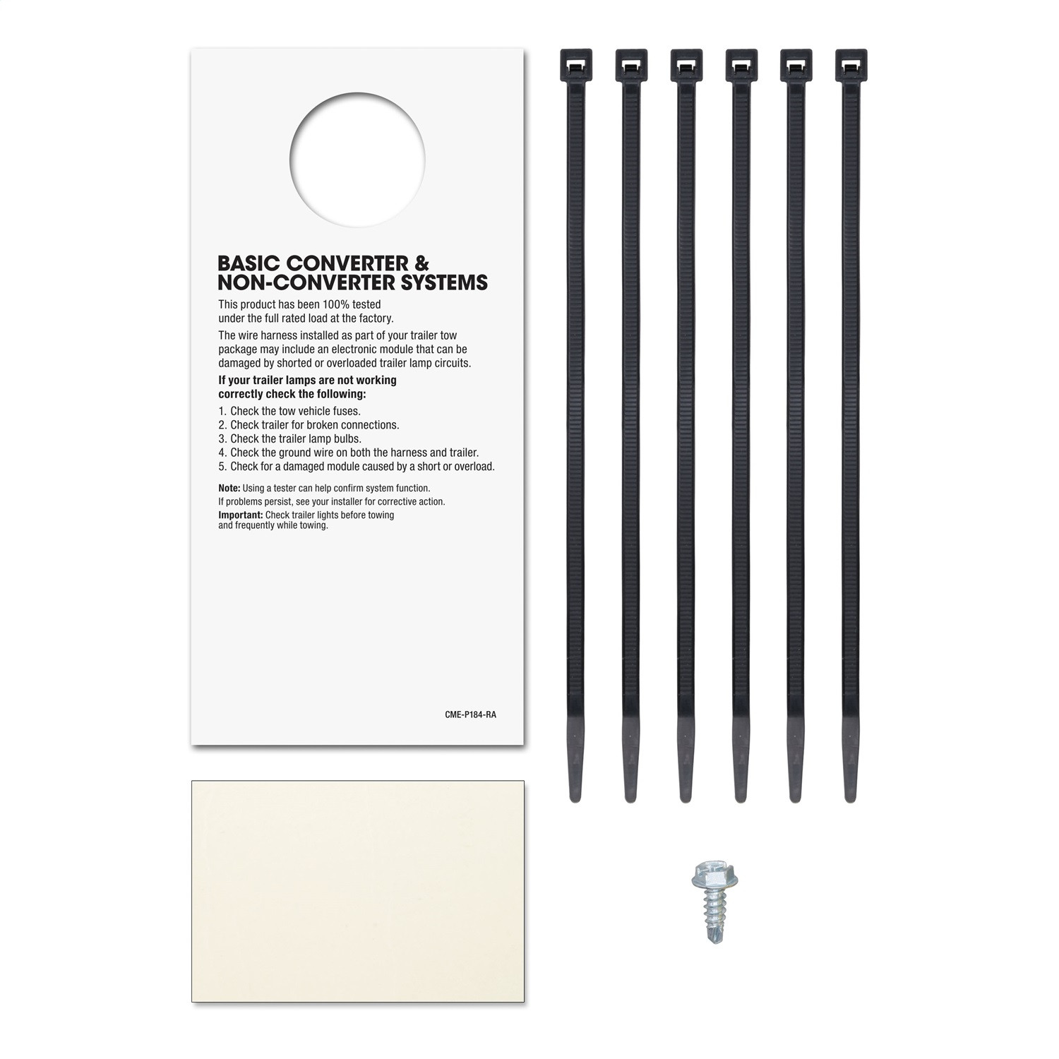 CURT 55368 Custom 4-Flat for Select Ram 1500, 2500, 3500 Van, Need Tow Package
