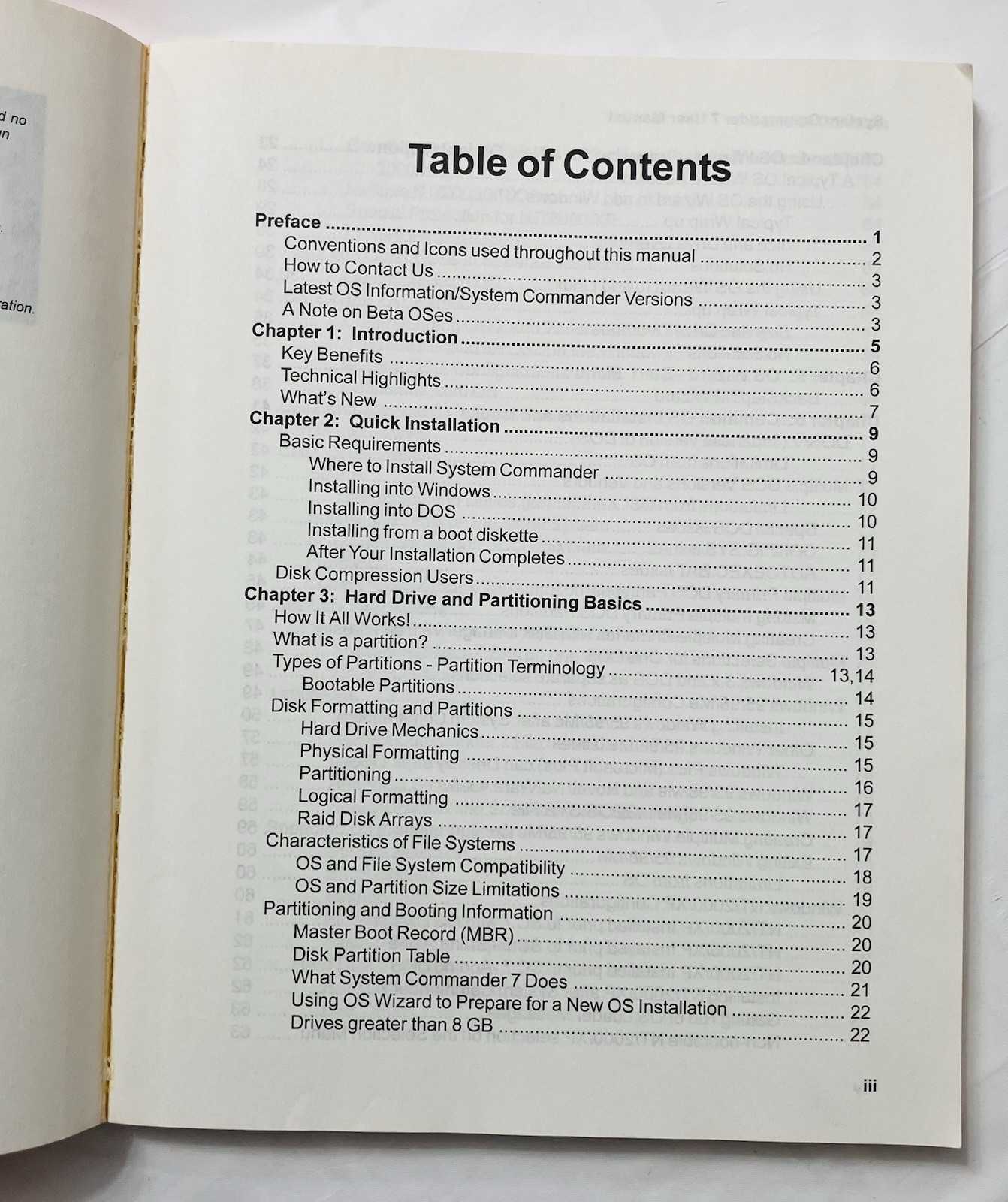 System Commander Version 7 User Manual VCOM Partitioning Guide Windows Linux PB