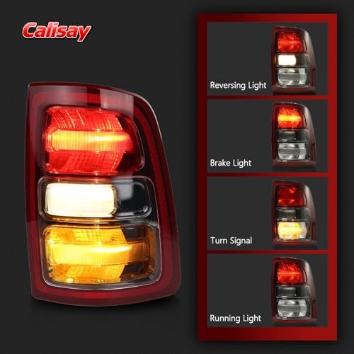 Black Bezel Halogen Tail Lights Right Passenger Side Halogen Black Bezel