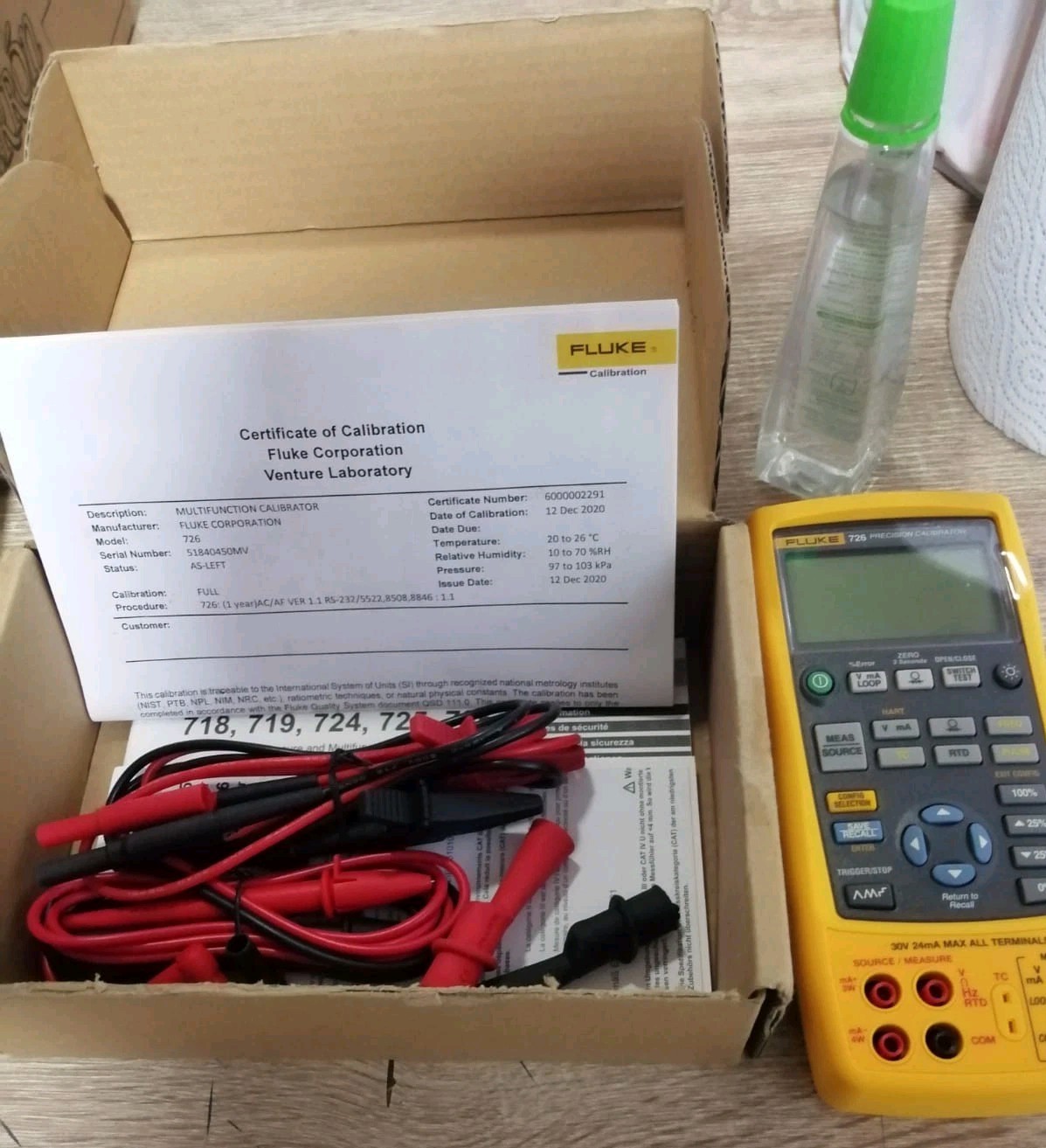 Fluke 726 Precision Multifunction Process Calibrator Fast transportation
