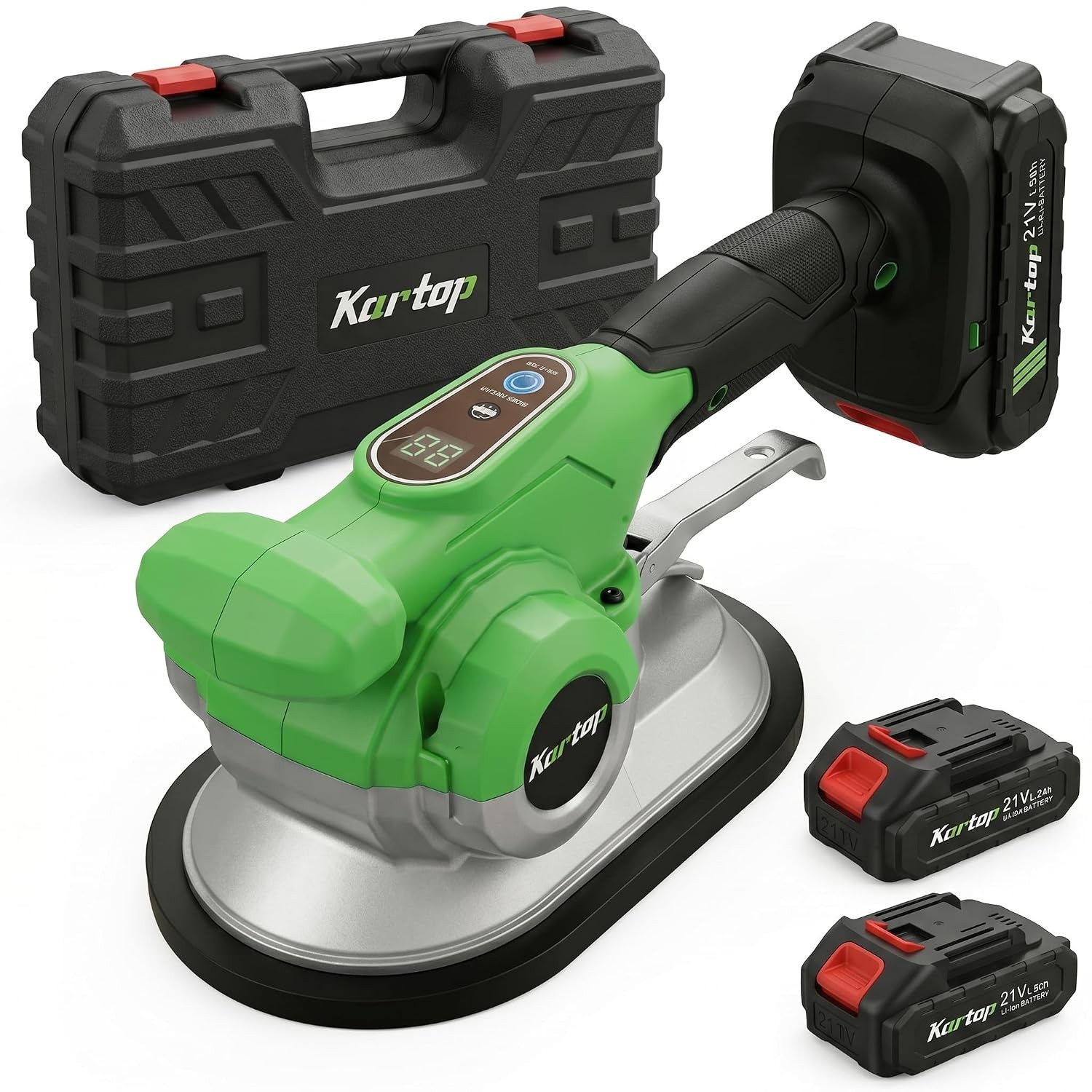 200mm Vibration Tile Tool 280lbs Load Suction Cup Vibrating Tool for Tile