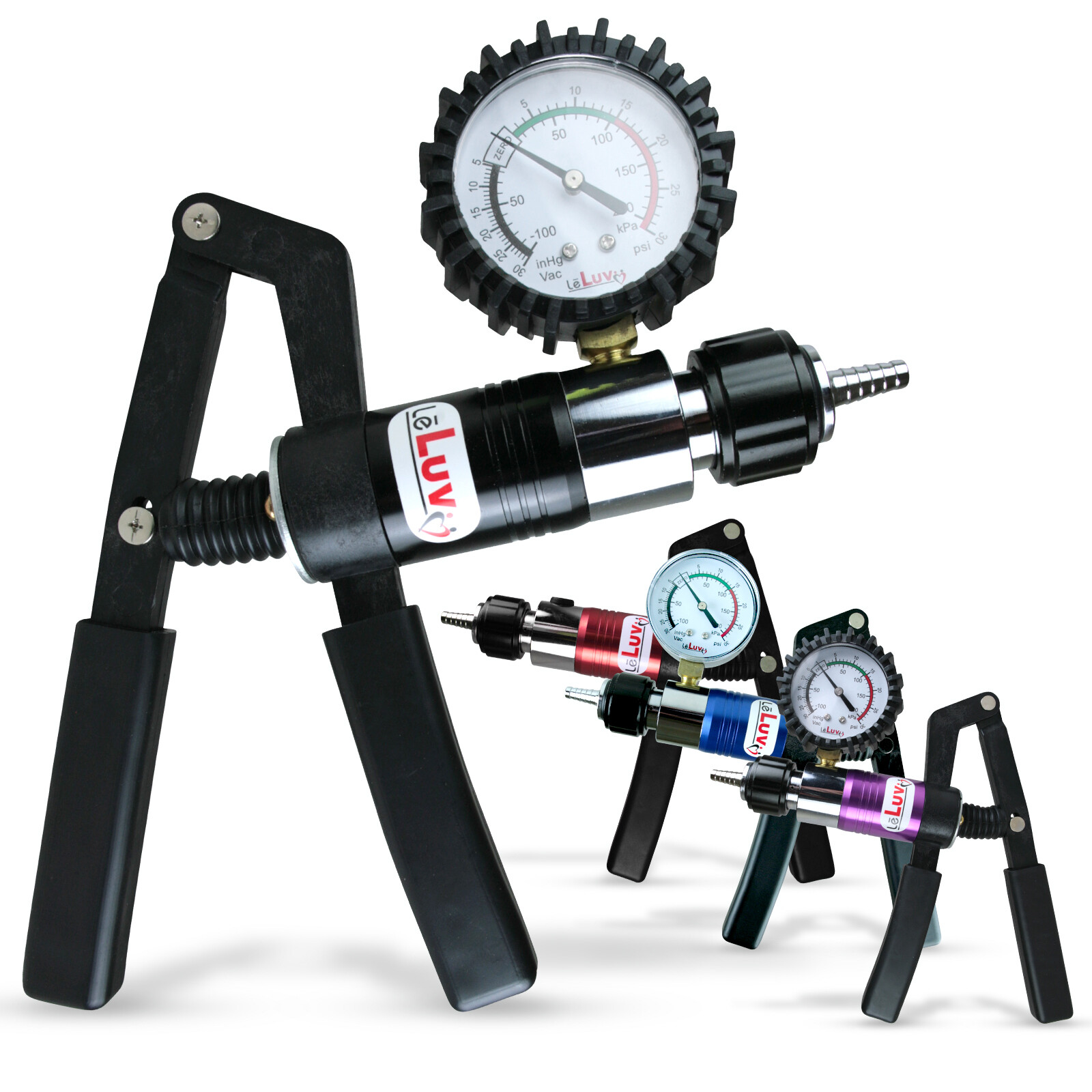 LeLuv Primo Handle - Premium Dual Function Vacuum & Pressure - Gauge Options