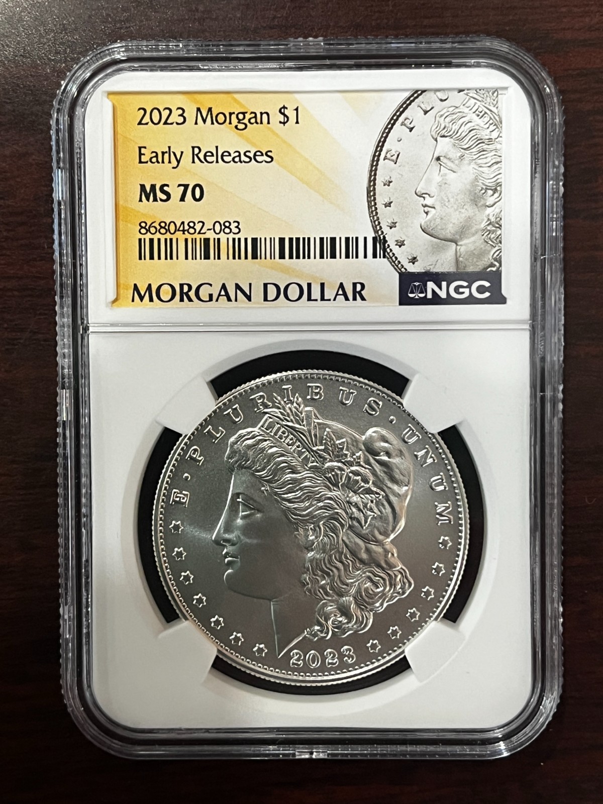 2023 P Morgan Silver Dollar MS70 NGC Certified