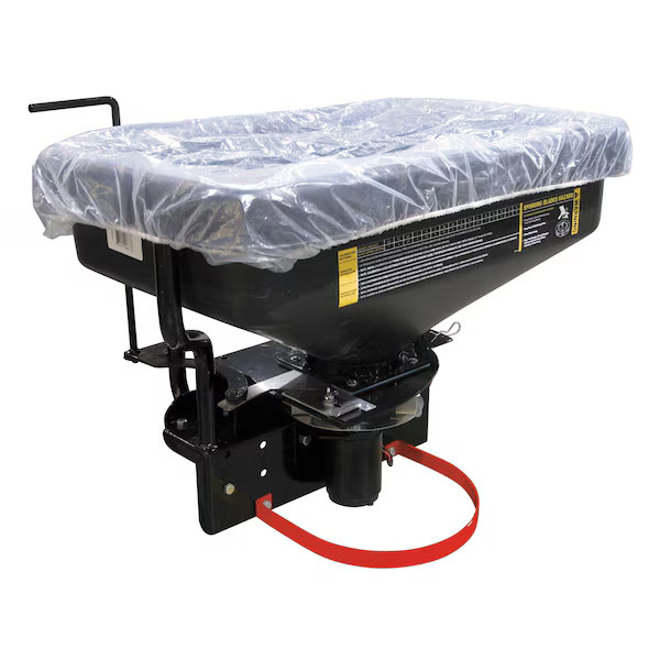 145 lb capacity ATV Broadcast Spreader For Dry Material, 5-45 ft W Spread,