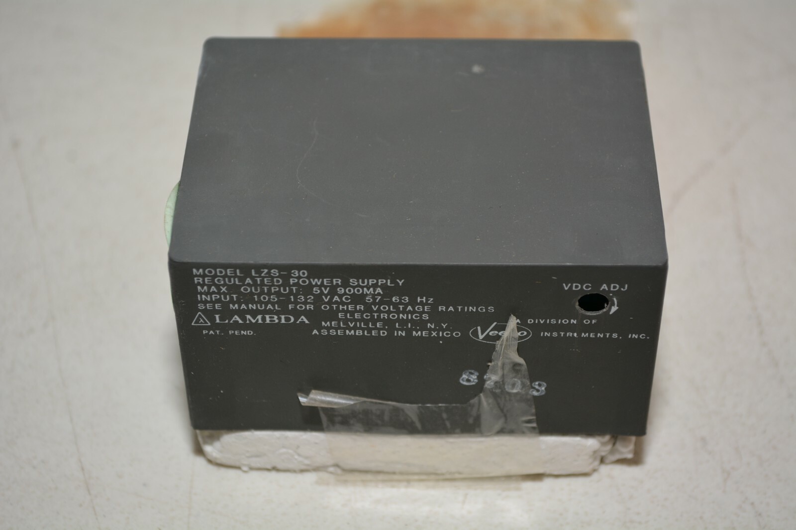 Lambda 5 VDC Power Supply 900mA LZS-30