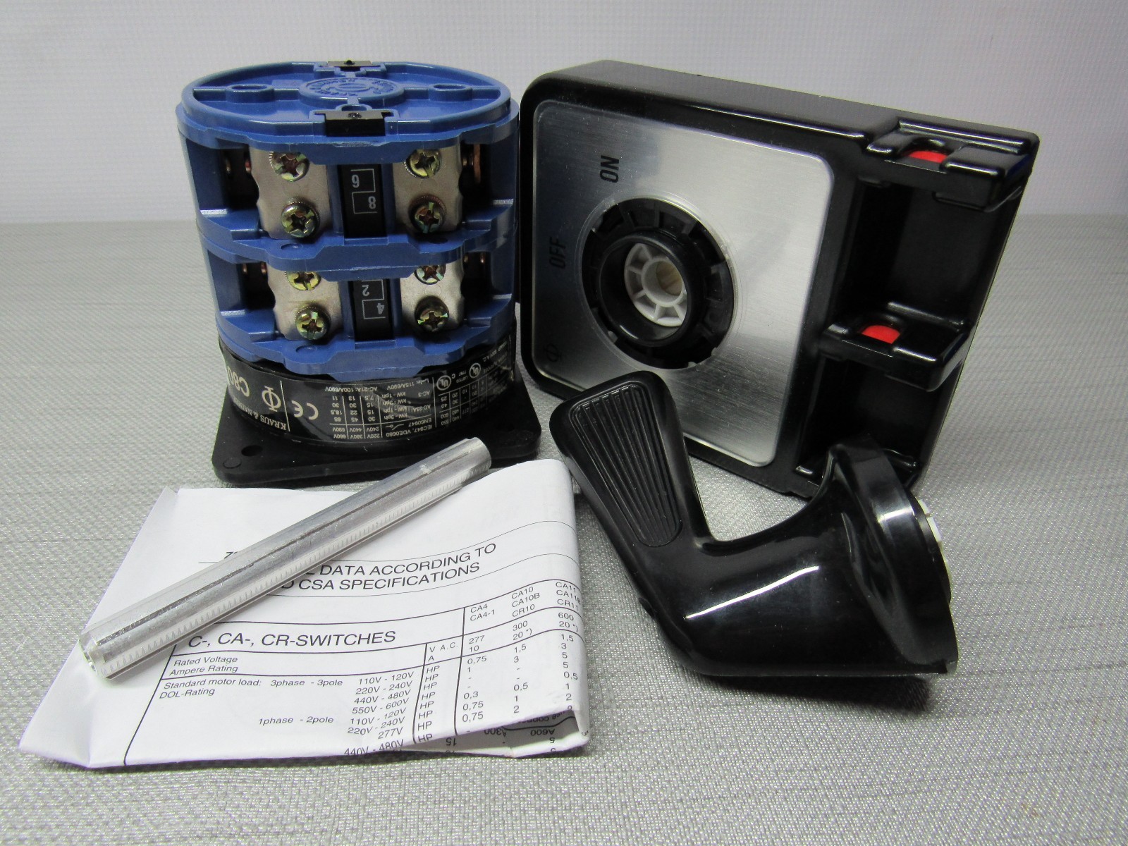 Kraus & Naimer C80-2AH523-600E Rotary Switch