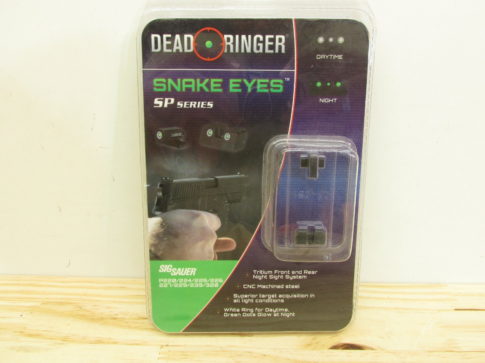 New Dead Ringer Snake Eyes SP Series Sig Sauer P220/224 ETC