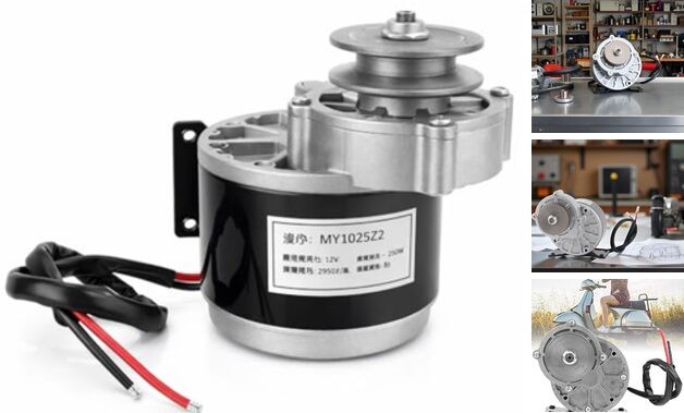 Electro Motor 12V 250W Gear Motor Brush Motor Electric Tricycle DC Gear