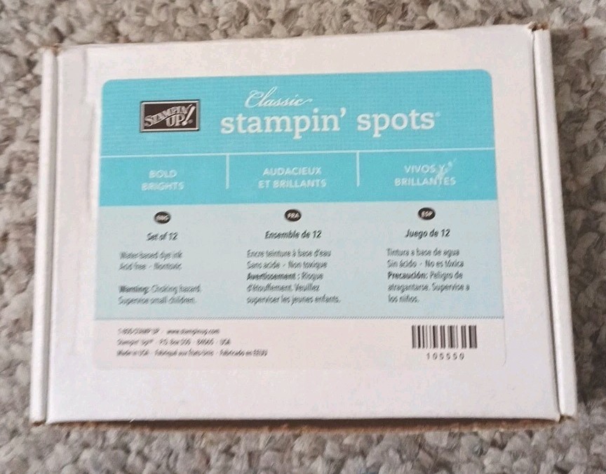 Stampin' Up! Craft Spots Bold Brights 3 used rest unopened