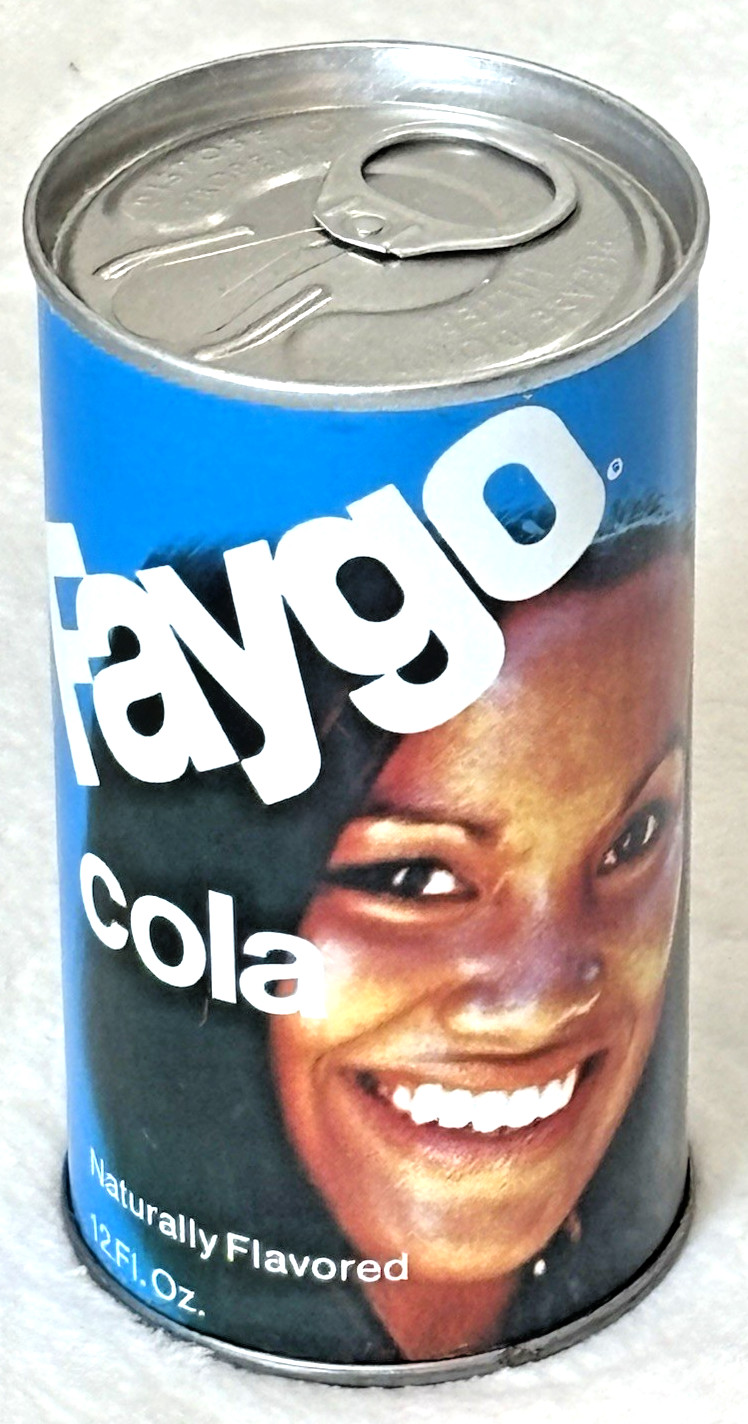 1960’s Faygo-“Happy Face”-Cola 🥤-Detroit, Michigan-12 oz-Steel Soda-Pop Can