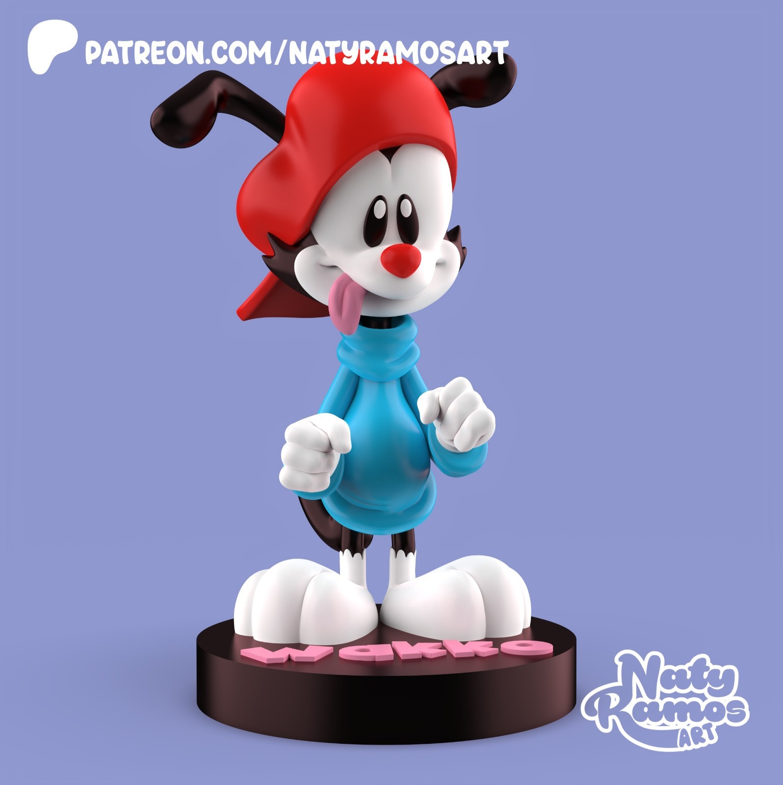 UNPAINTED Wakko Animaniacs 3D Printed Model Kit NR
