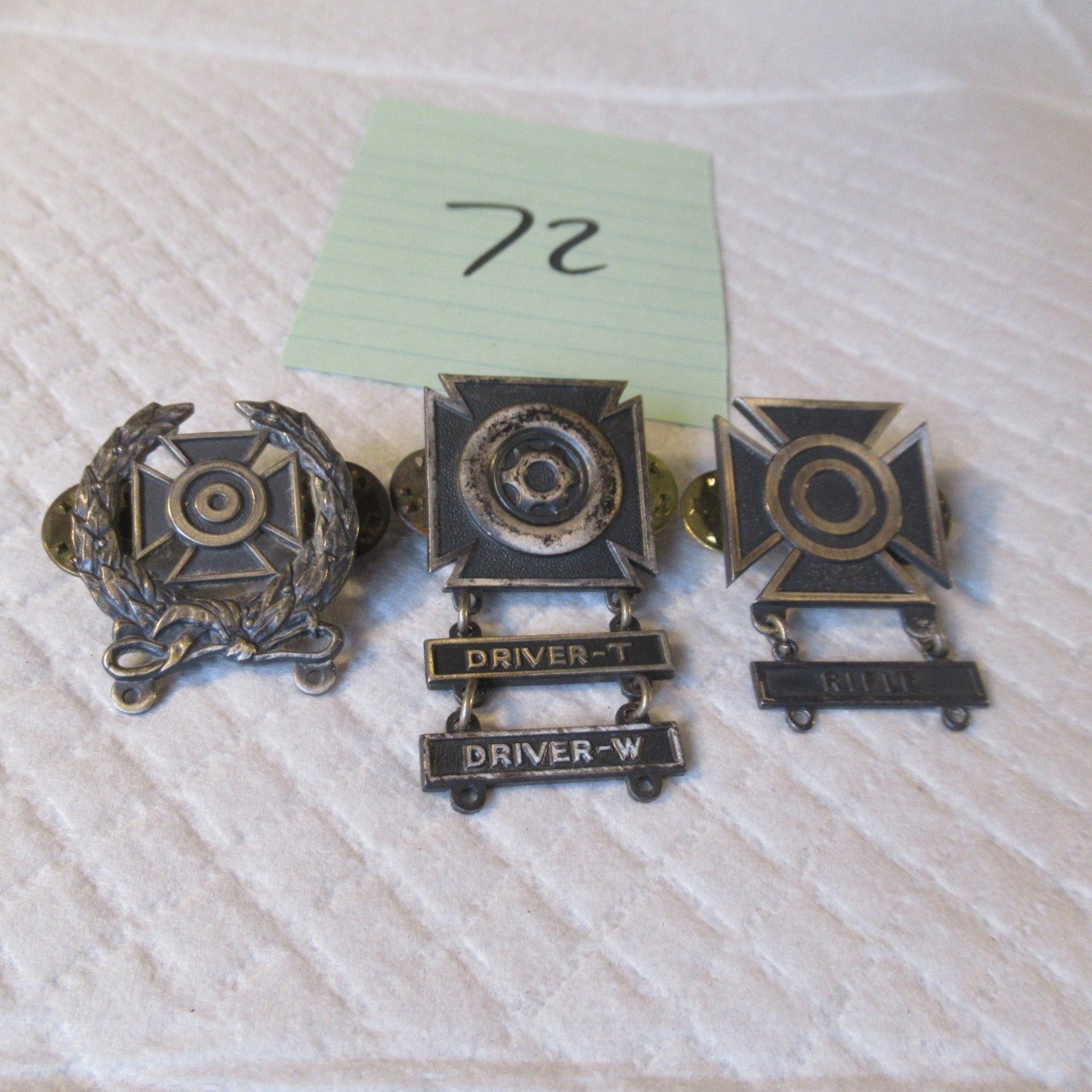 VINTAGE LOT OF 3  MARKSMEN PINS