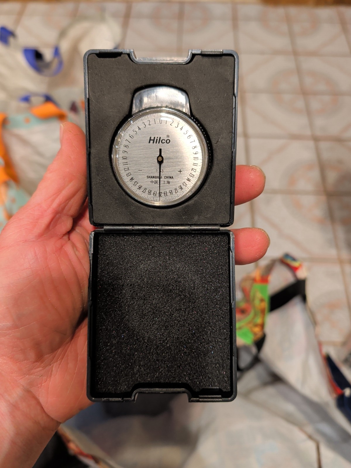 Hilco Vision 1004354 Lens Clock Spherometer With Case and Protective Cap
