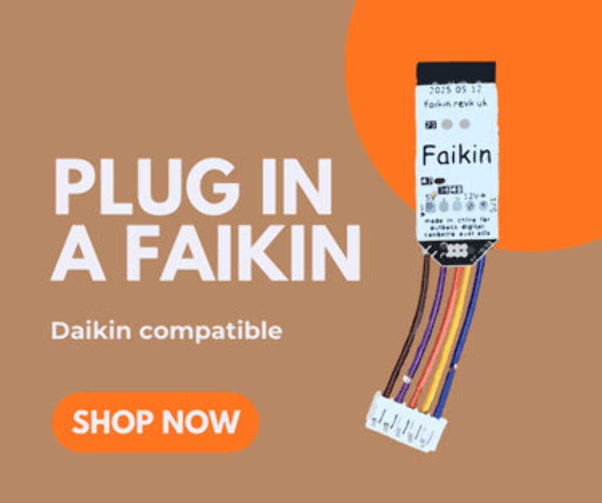 Faikin Faikout WiFi Controller for Daikin Air Conditioner - Home Assistant MQTT
