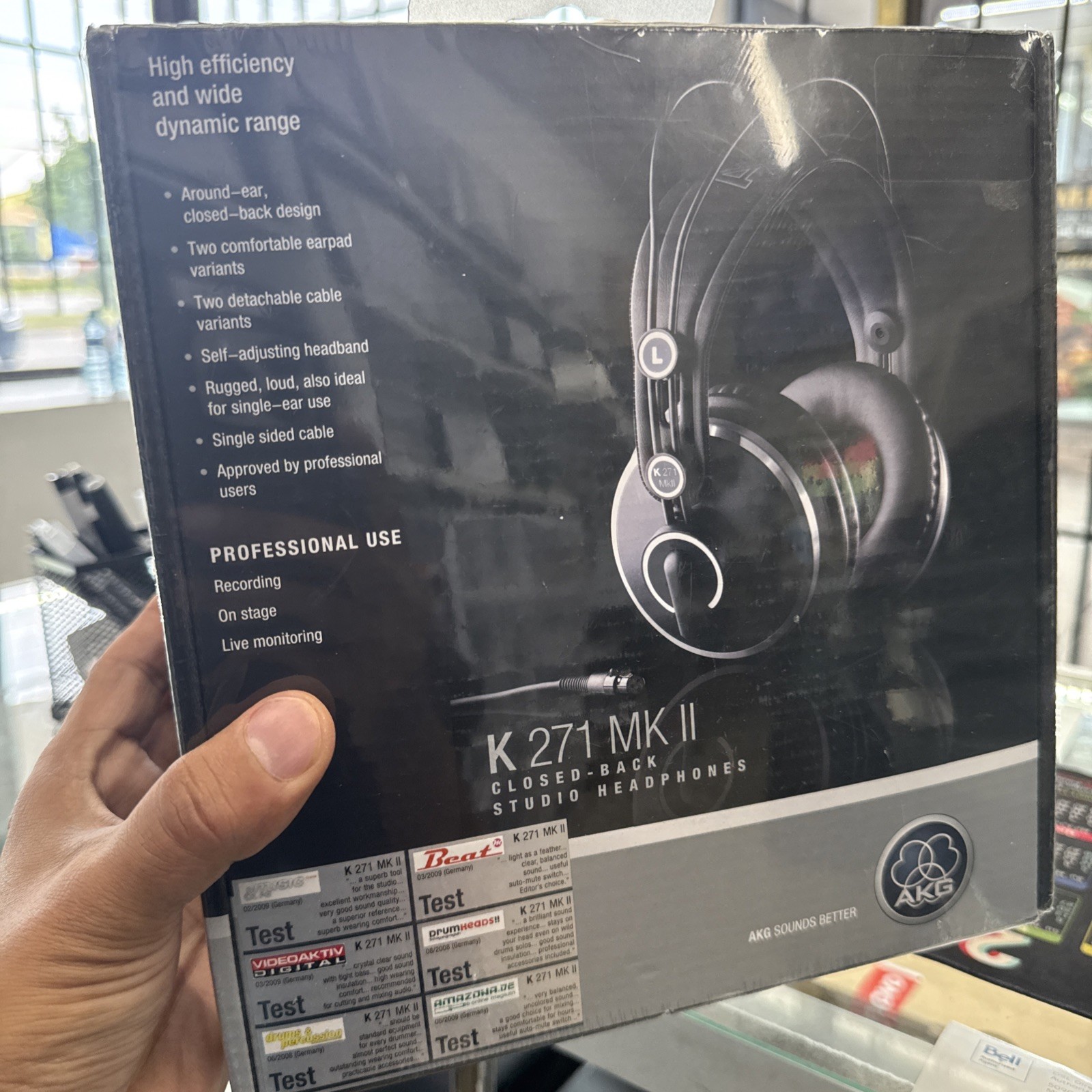 Brand New AKJ 271 MK II  - | STUDIO HEADPHONES | Professional Use | for DJs