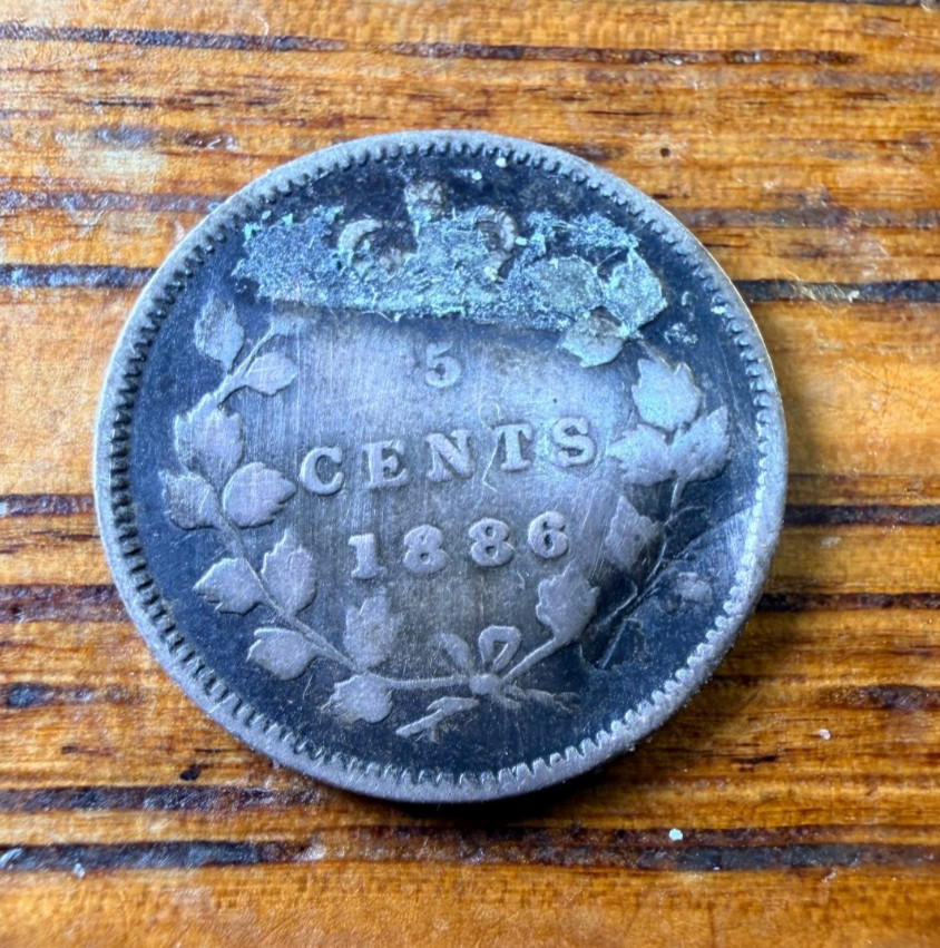 Canada Five Cents 1886
