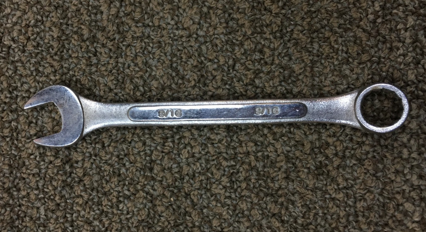 9/16" COMBINATION WRENCH, 12 POINT, DROP FORGED, TAIWAN
