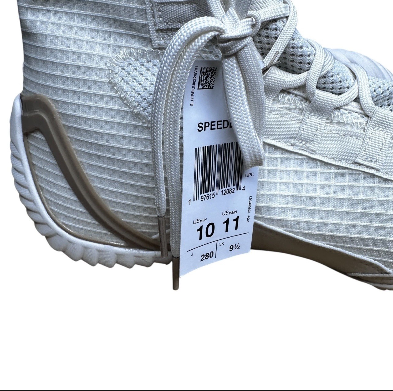 Adidas Boxing Speedex 23 High Top Shoes Size 10 Off White NEW